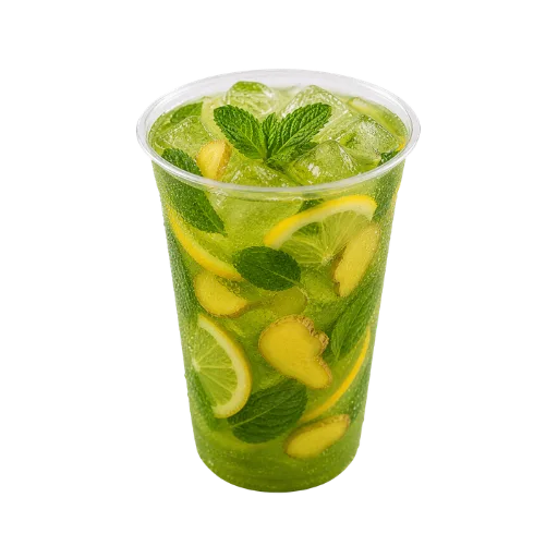 Limonada cu mentă si ghimbir
