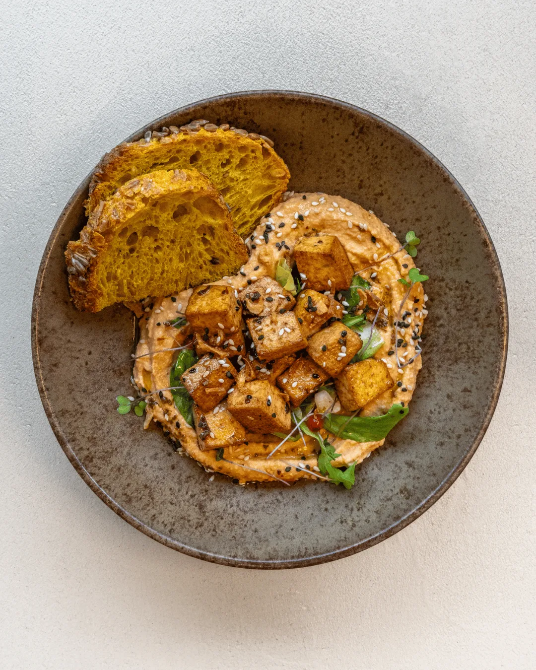 Hummus con Tofu (Vegan)