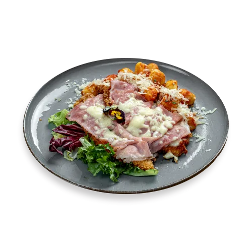 Parmigiana de Pui cu Gnocchi