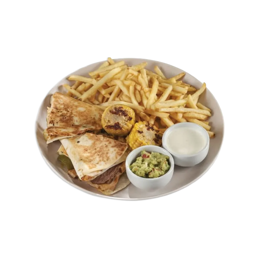 Quesadilla cu vita si cartofi